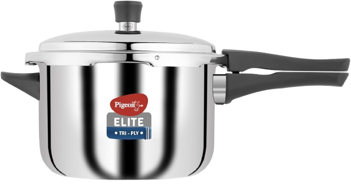 Triple-Layer Stainless Steel Outer Lid Cooker Compatible with Induction